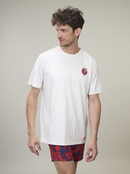 T-SHIRT FIORE NUBE MEL