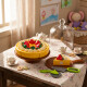 Torta Juguete Infantil Velcro Cortable Juego Rol Cocina Torta Juguete Infantil Velcro Cortable Juego Rol Cocina