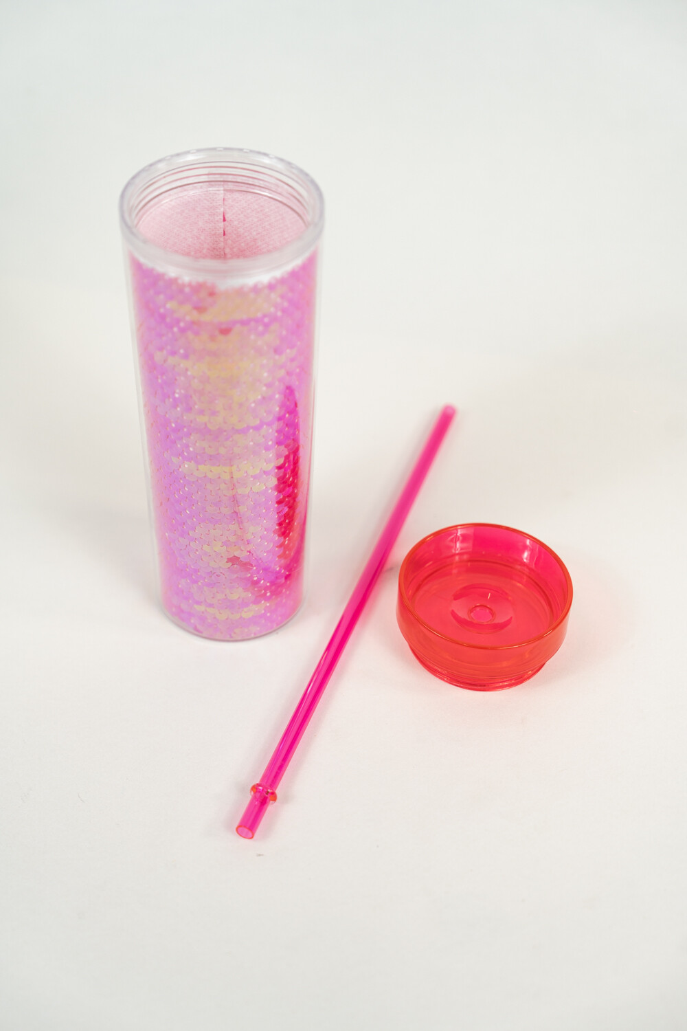 Vaso Con Tapa + Sorbito Gaiman Blanco