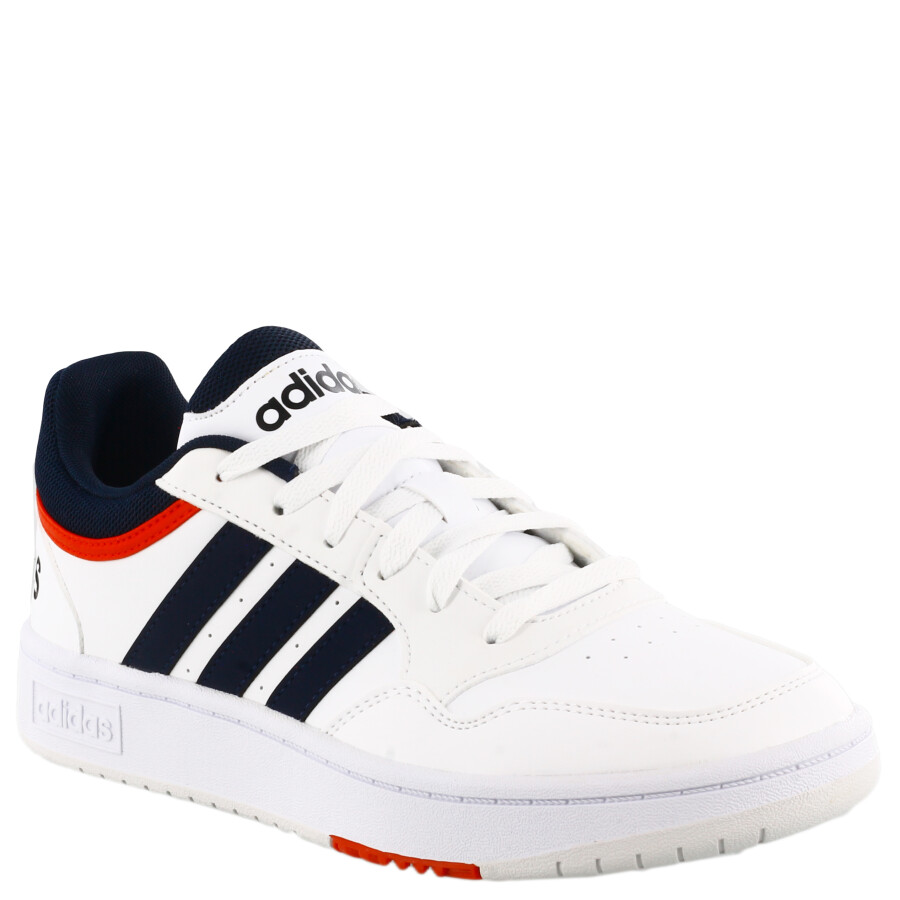 Championes de Hombre Adidas Hoops 3.0 Low Classic Vintage Blanco