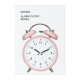 Reloj despertador rosa