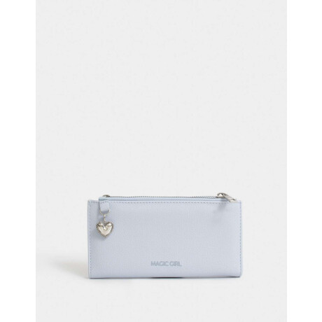 Billetera Fichero Negro Azul Celeste