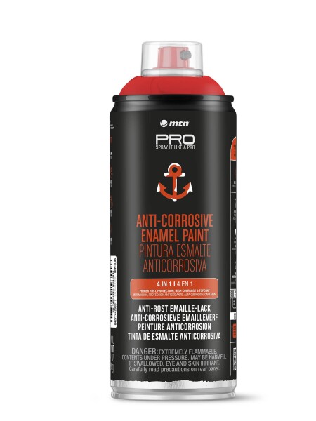 AEROSOL MTN PRO ANTICORROSIVO ROJO 400ML N/A