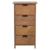 ESTANTE ORGANIZADOR C/4 CAJON MARRON Unica