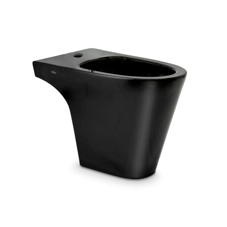 SANITARIO BIDET MARINA NEGRO BRILLO LOZA BAÑO 1 AGUJERO 000