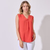 Blusa Escote V TERRACOTA