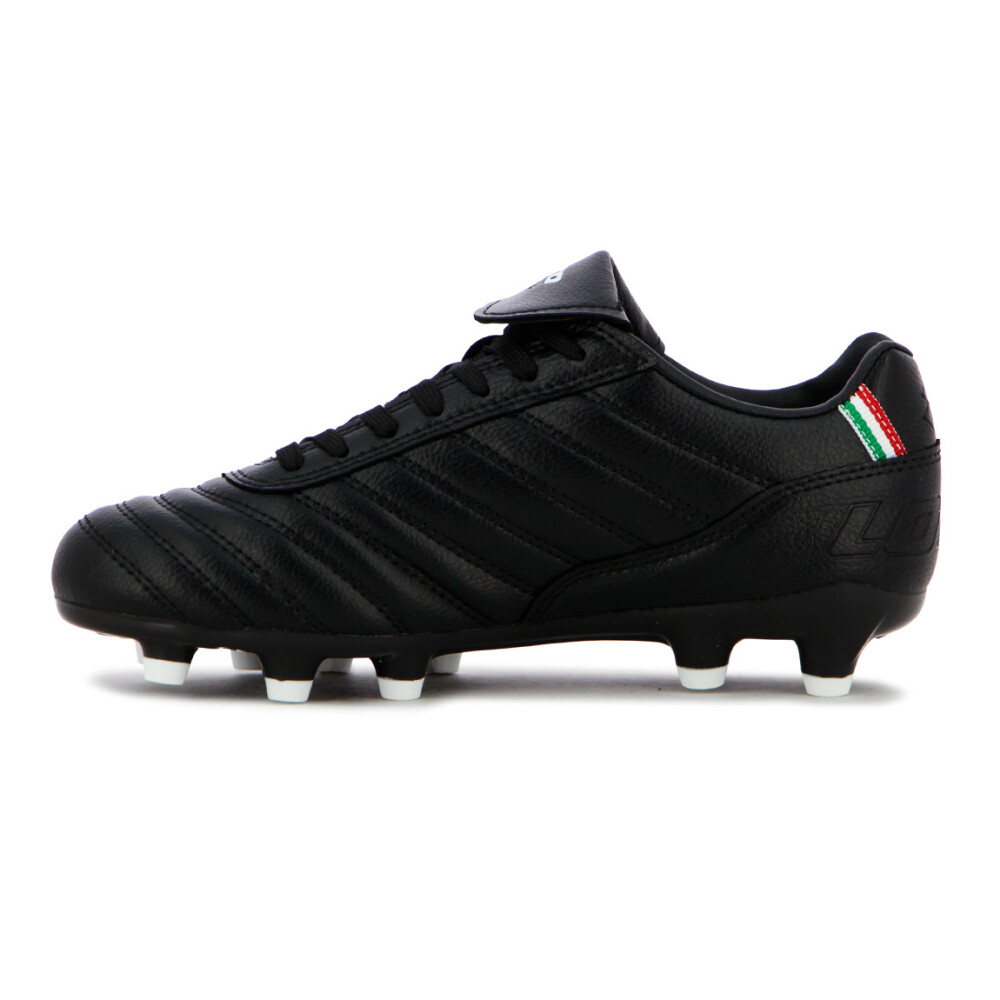 Lotto BOLOGNA Futbol cancha MD Teen - Negro/Blanco Negro-Blanco
