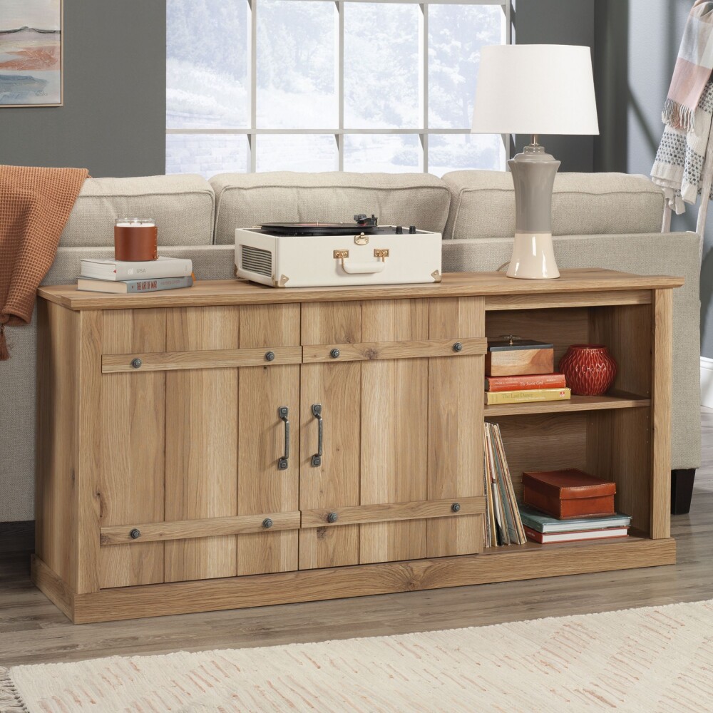 Rack para TV 70" Puertas corredizas - Sauder - Credenza Marrón