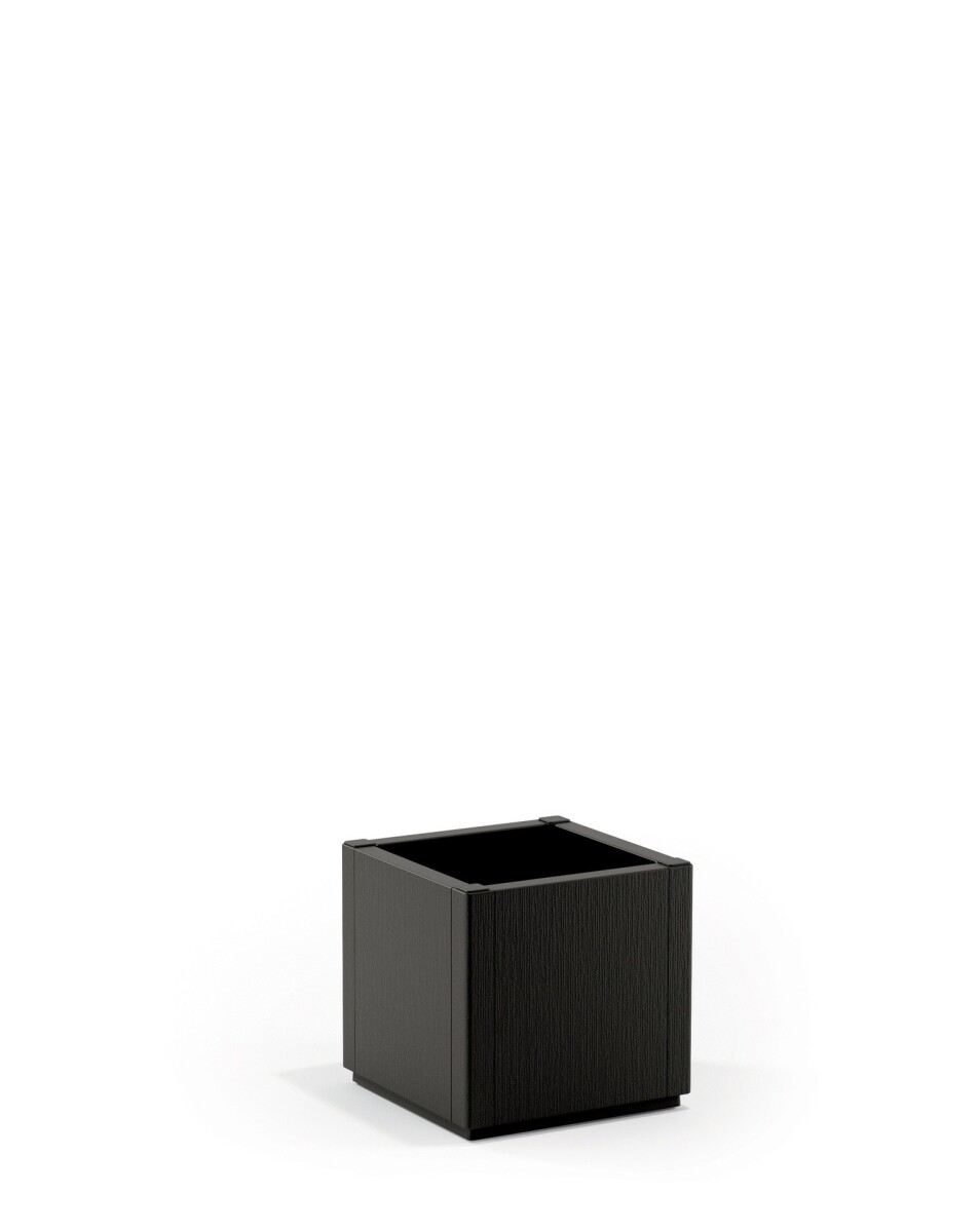MACETA STEFANPLAST ETHICA QUADRA GRAFITE 
