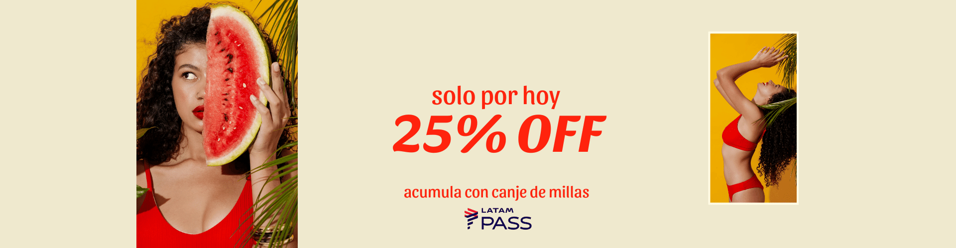Solo por hoy 25% OFF