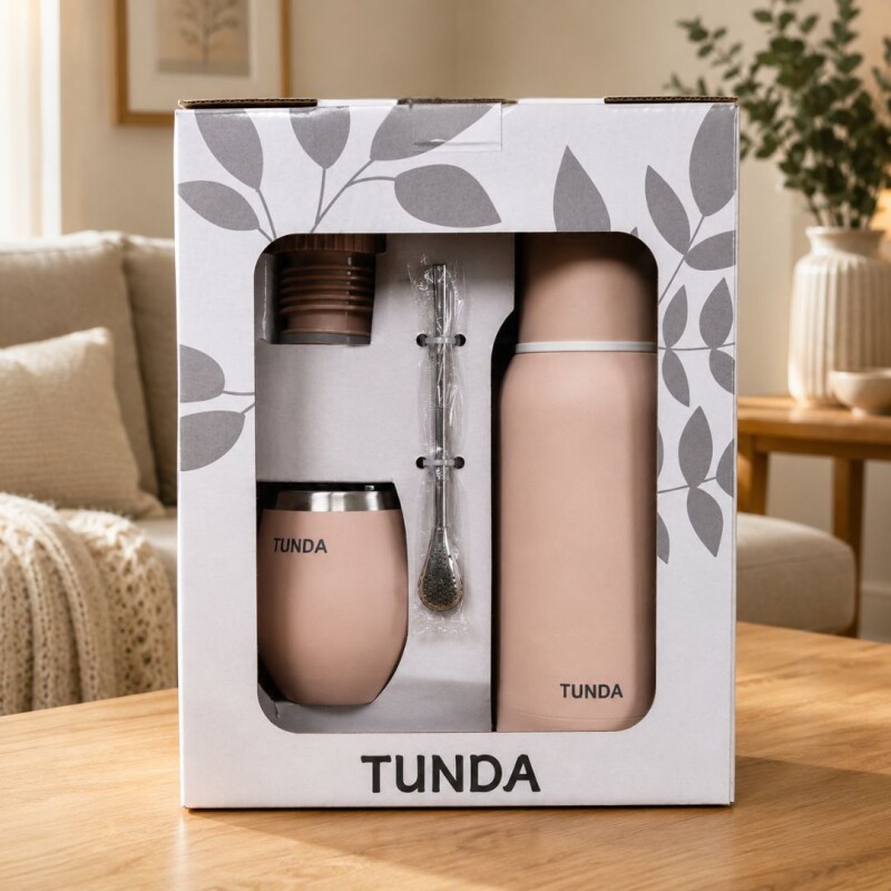 Set Matero Térmico Tunda Rosa Rosa
