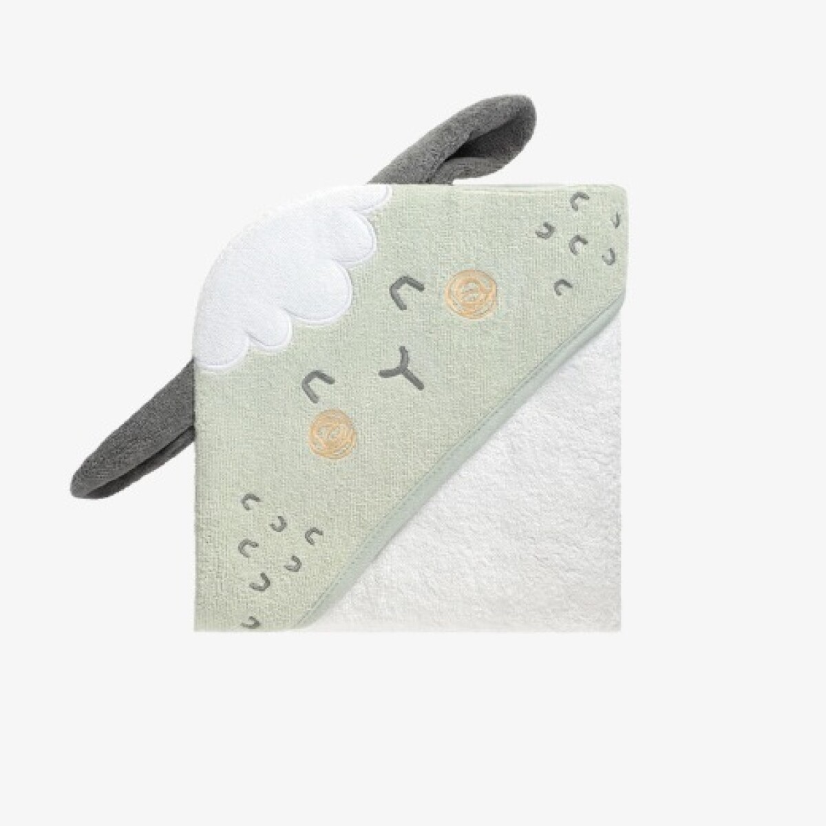 Toalla KIKKABOO - oveja verde 