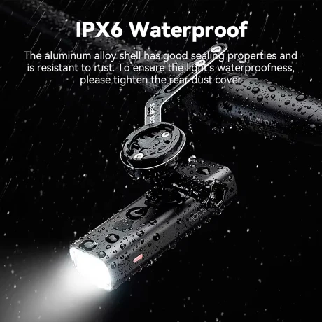 Linterna Led Rockbros RHL800 IPX6 800 Lúmenes 001