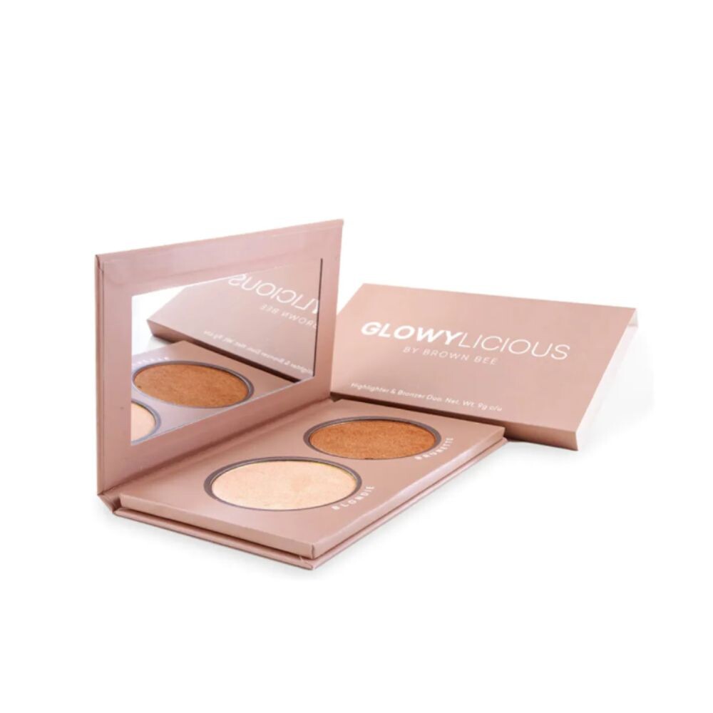 PALETA GLOWYLICIOUS: BRONZER + HIGHLIGHTER PALETA GLOWYLICIOUS: BRONZER + HIGHLIGHTER