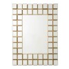 ESPEJO C/DET DORADO 57X76CM Unica