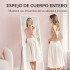 Espejo De Pie Rectángular Cuerpo Entero Fm06 50 X 150 Cm BLANCO