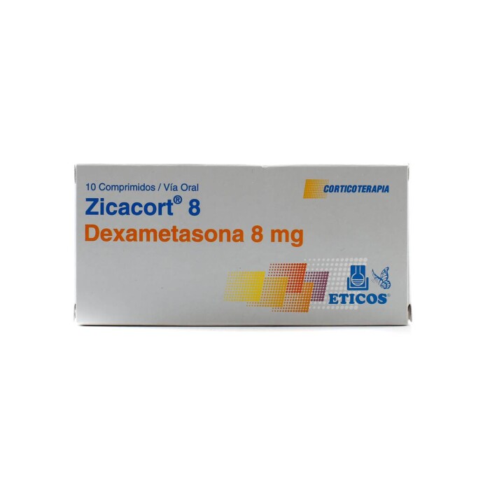ZICACORT 8 MG. CJ X 10 COMPRIMIDOS única