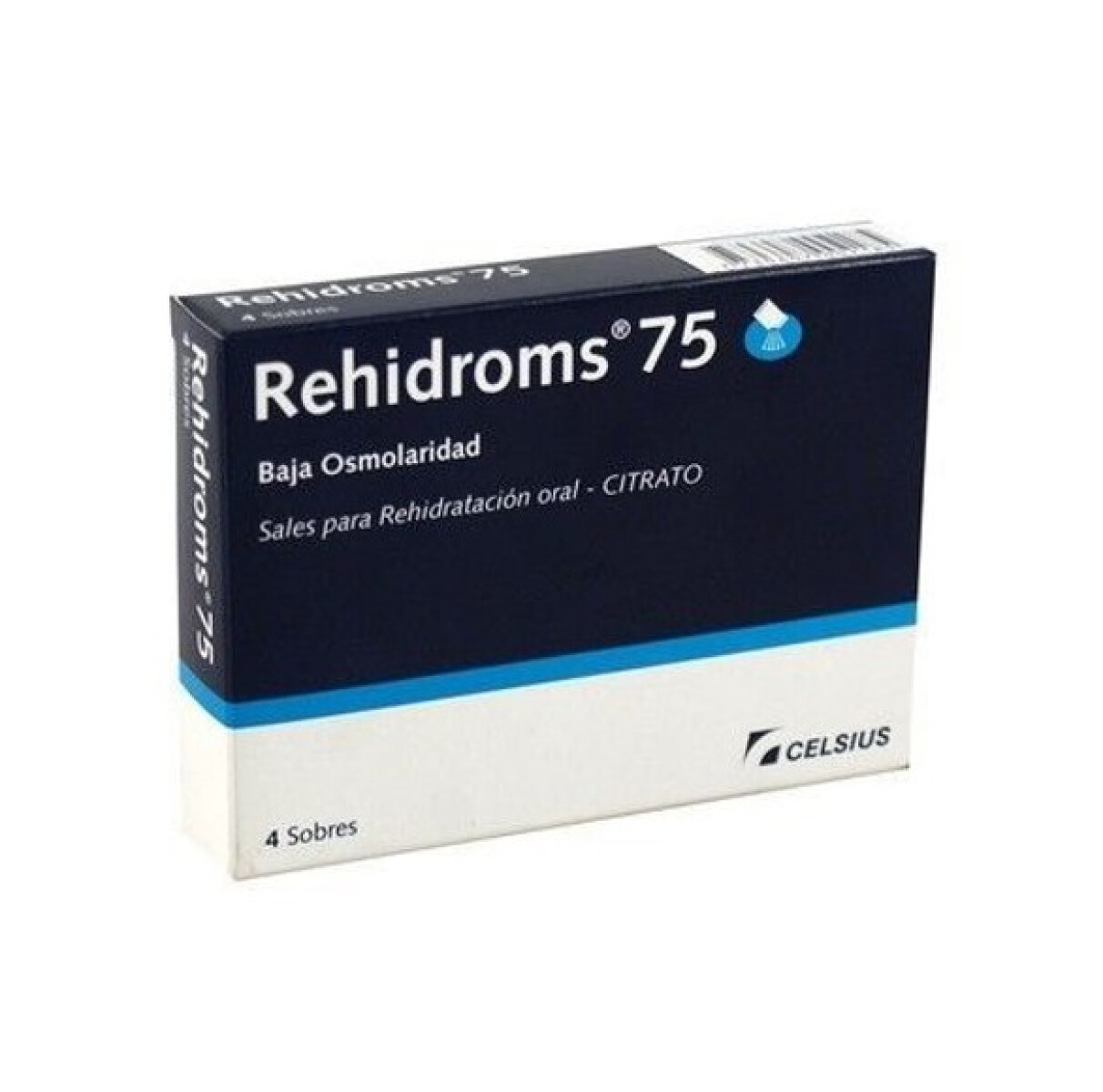 Rehidroms 75mg 4 Sobres 