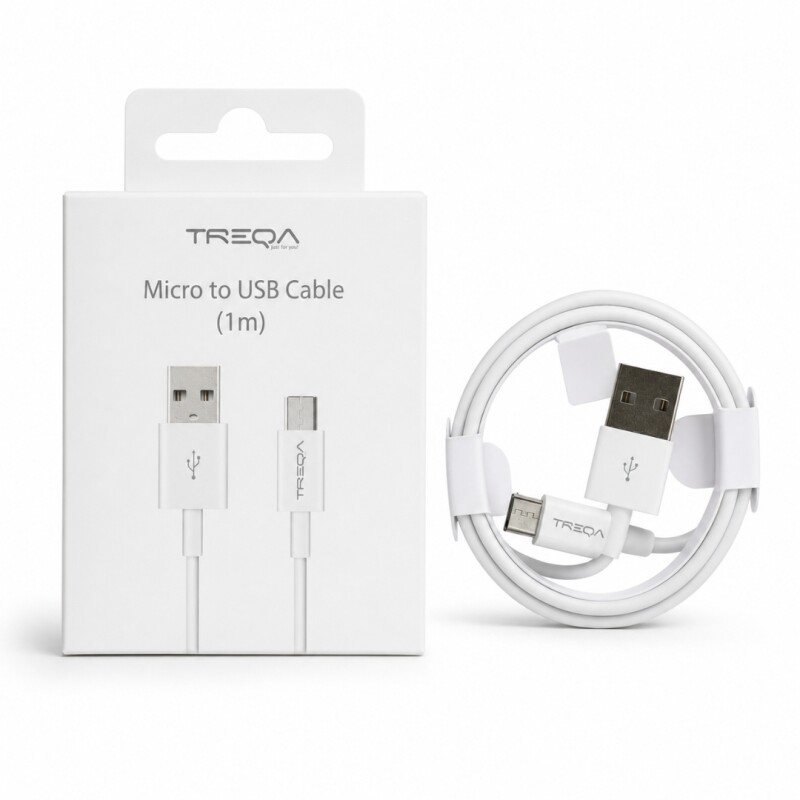 Cable micro USB a USB A 1m TREQA Cable micro USB a USB A 1m TREQA