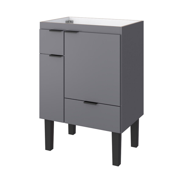 MUEBLE DE BAÑO MODELO IBATE GRIS SIN TAPA Mueble De Baño Modelo Ibate Gris Sin Tapa