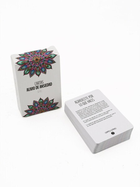 CARTAS ALIVIO DE ANSIEDAD BLANCO