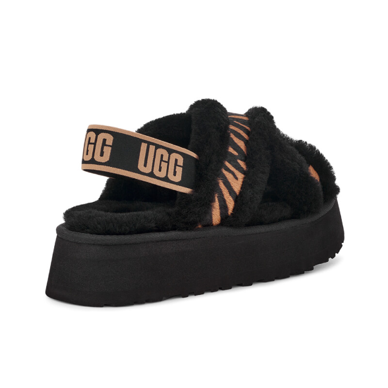 Disco Cross Slide Tiger Print W - Mujer Light Butterscotch