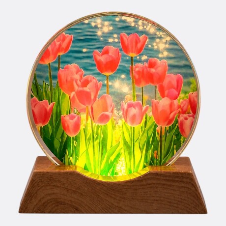 Lámpara Veladora 2D Varios Diseños Flores