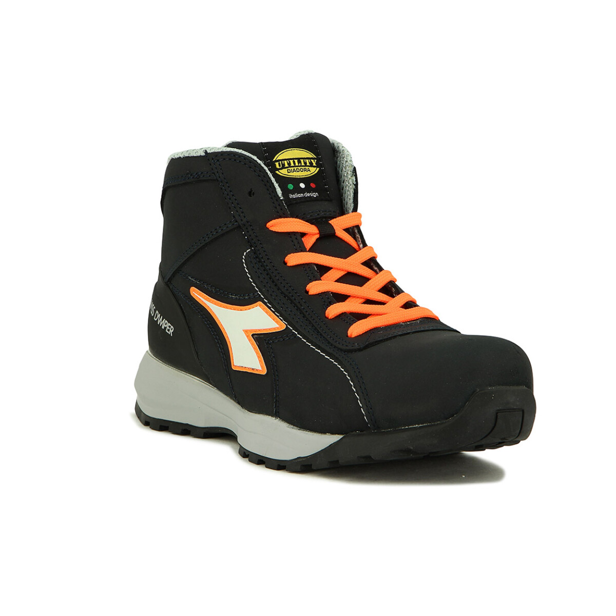 Diadora Utility Bota Glove Mds Mid S3 Hro Src - Marino-naranja 