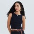 BLUSA SM FEM PRETO ESCURO