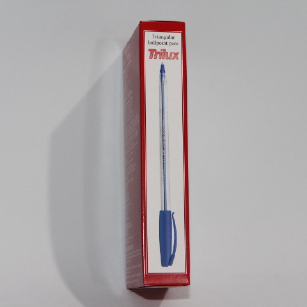 BOLIGRAFO FABER TRILUX CAJA X 12 UNIDADES COLOR AZUL BOLIGRAFO FABER TRILUX CAJA X 12 UNIDADES COLOR AZUL