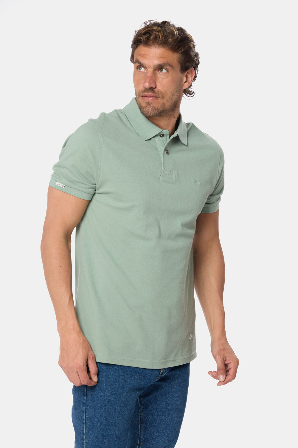 REMERA POLO PIQUE LISA Verde