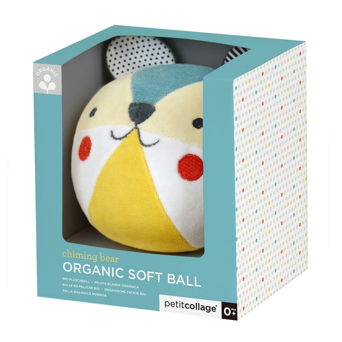 Sonajero orgánico pelota - Oso 