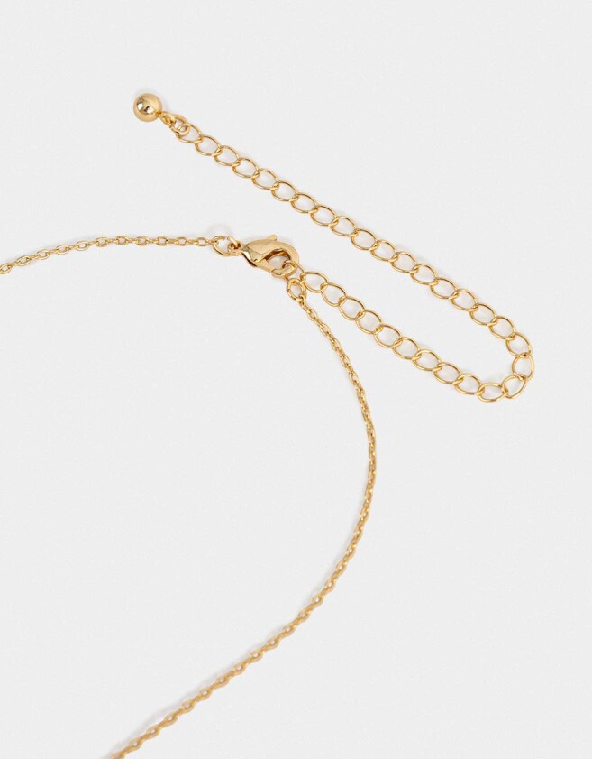Cadena Corta con Dije Premium Gold Cortos - Dorado