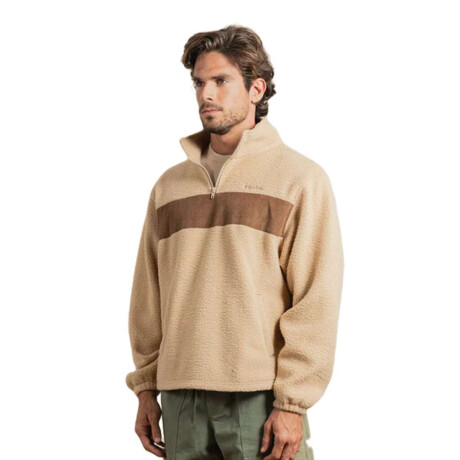 Buzo Rhythm Essential Quater Zip Beige