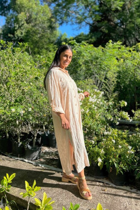 Vestido Caoba Rosa