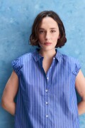 CAMISA GLORY Blanco/Azul