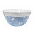 Bowl de Plástico Melamina 25,4 Cm Flores Azules