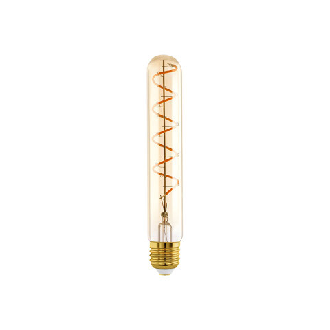 Lámpara LED tubo filamento spiral ámbar dim 4W 1600K EG5364