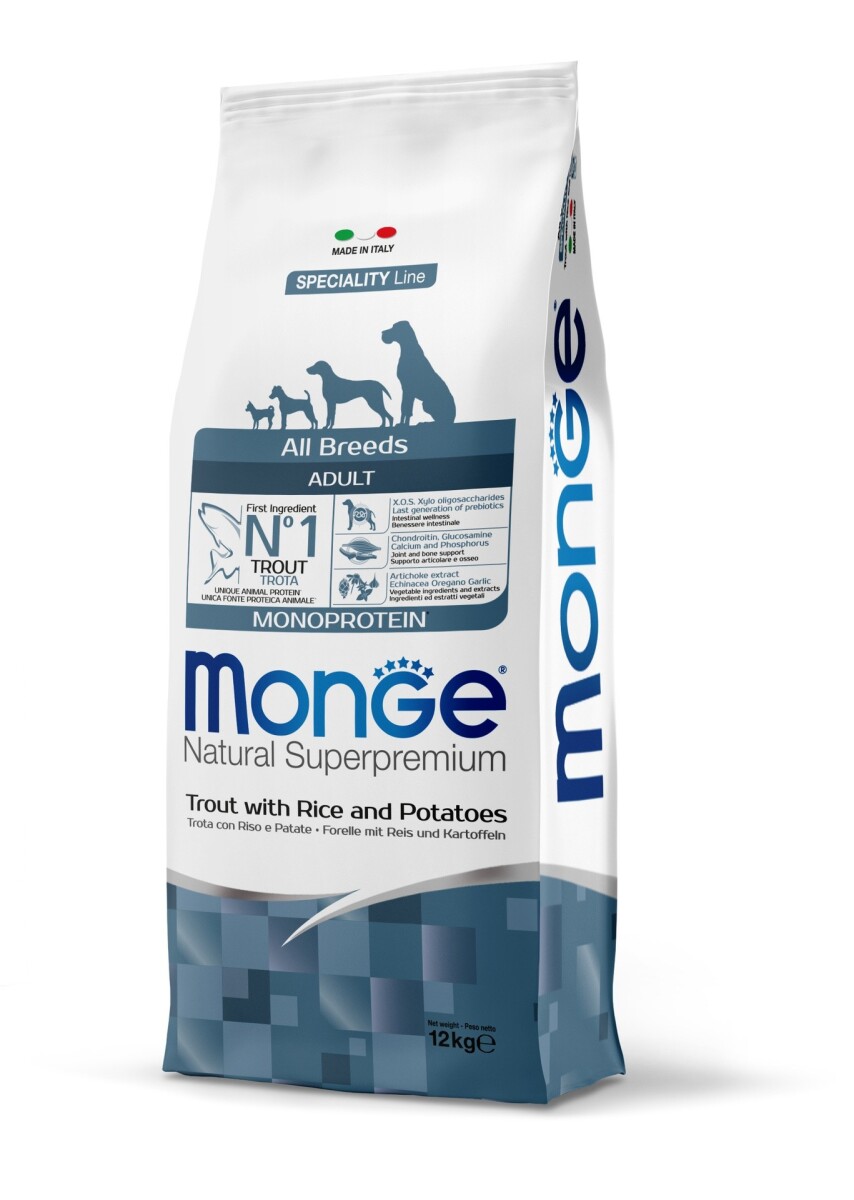 MONGE MONOPROTEÍNA ALL BREEDS ADULT DUCK 2.5 KG 