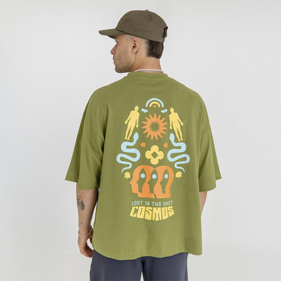 Remera Pulau Cosmos Verde