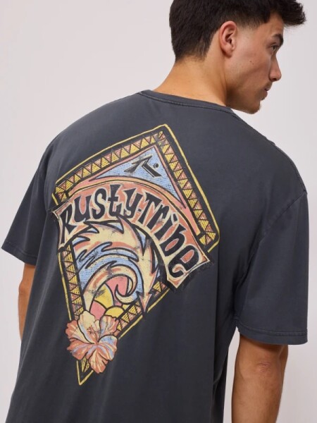 T-SHIRT RUSTY ALORIN GRIS