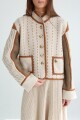 PRE VENTA Chaqueta Mena Beige y visón