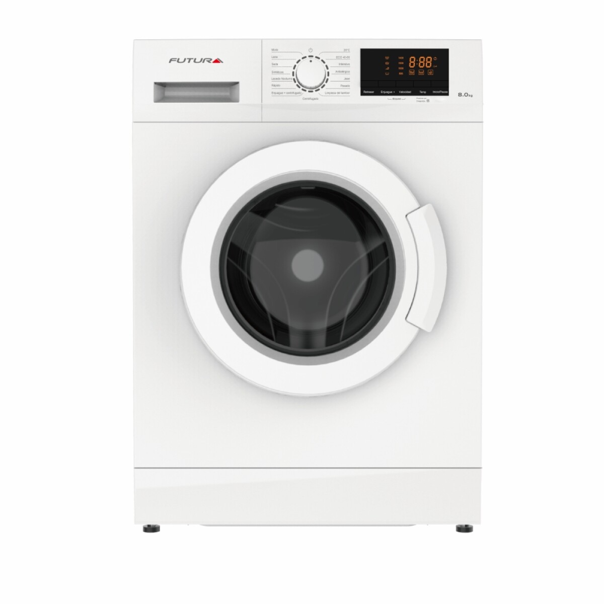 Lavarropas carga frontal 8 KG - BLANCO 