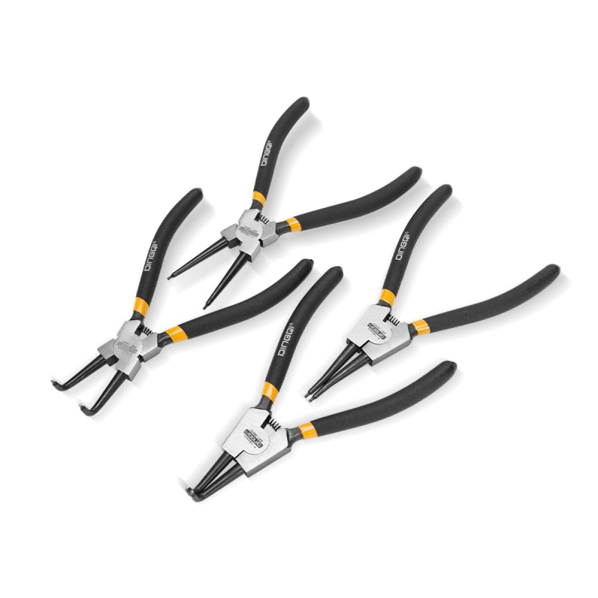 DINGQI JUEGO ALICATES SEGUROS 7 PULGADAS 4 PIEZAS 