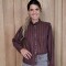 Camisa Mili Tusor Raya Chocolate