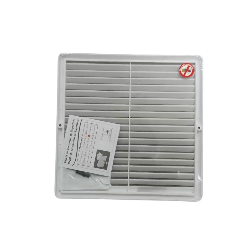 Rejilla ventilación PVC 25x25 flex Rejilla Ventilación Pvc 25x25 Flex