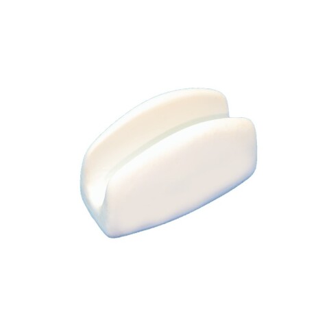 OUTLET Servilletero De Porcelana Blanca 11 X 4 Cm Unica