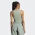 Musculosa Adidas Essentials Acanalada Silver Green