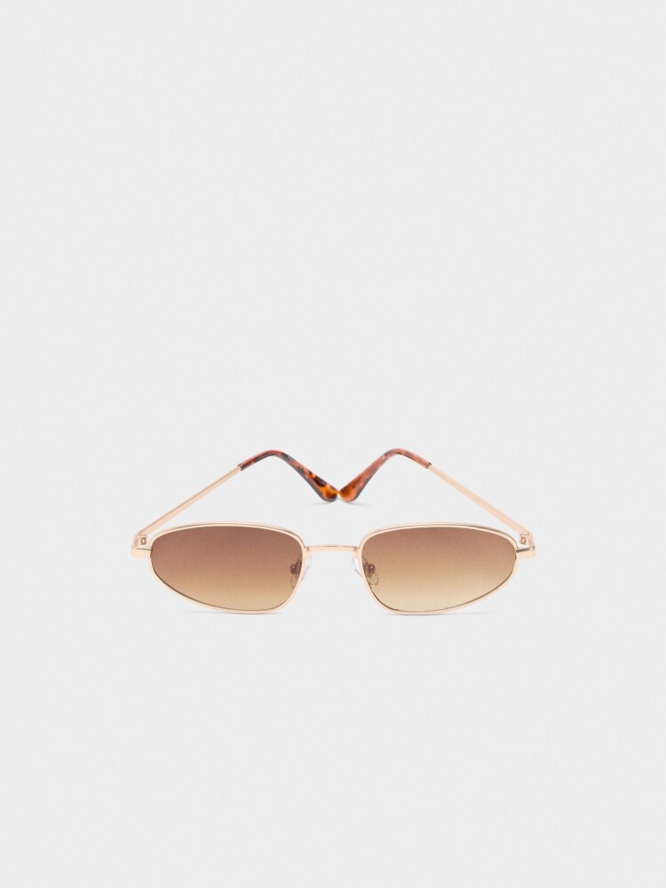 Gafas De Sol Cat Eye dorado