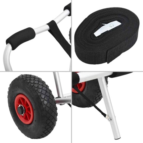 Carrito en aluminio para kayak Carrito en aluminio para kayak